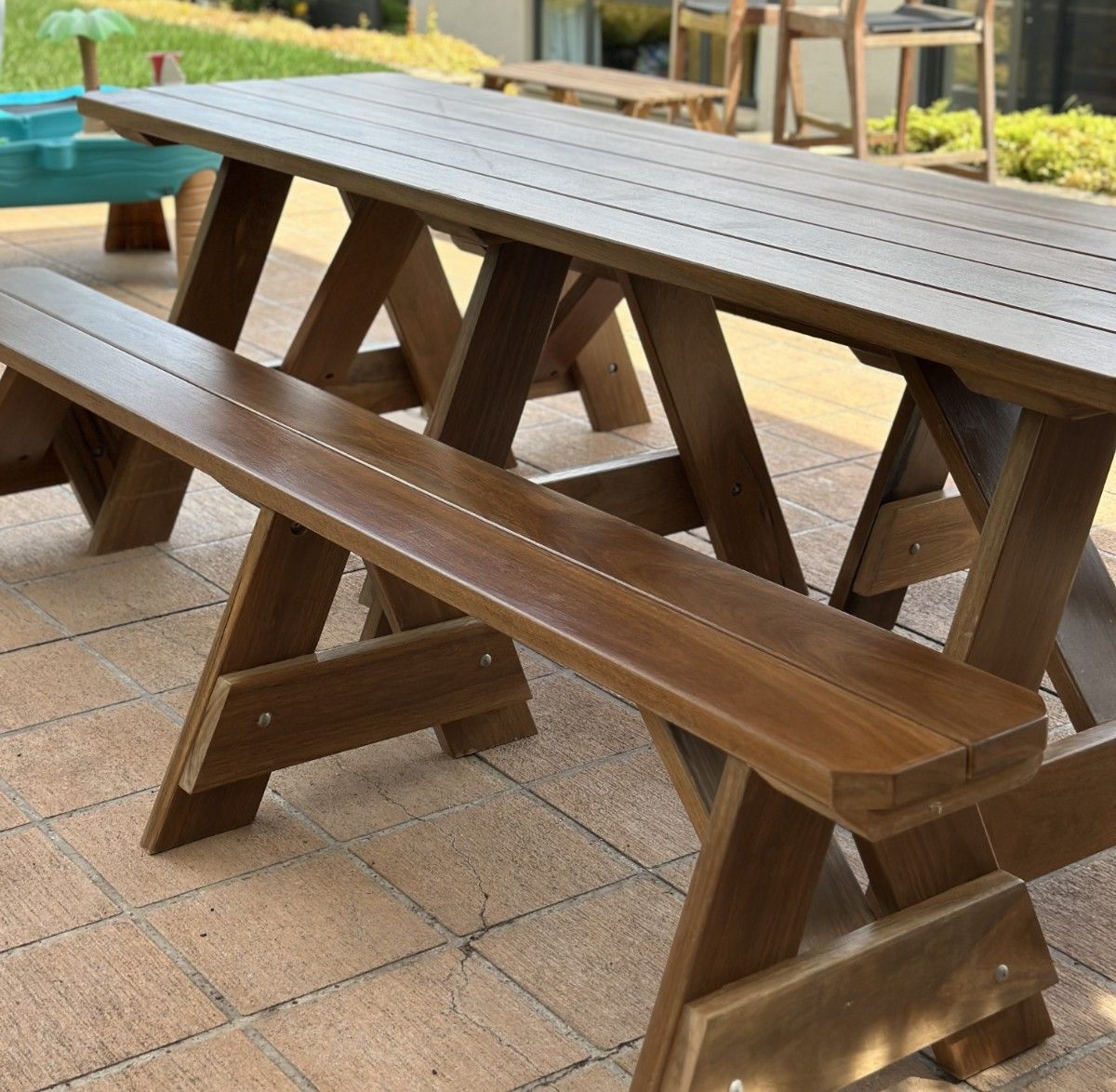 Outdoor Wood Table 